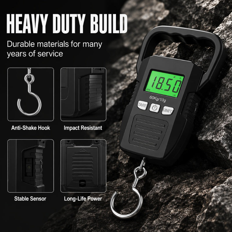 🧳 Digital Luggage Scale – Portable Handheld Travel Weight Scale